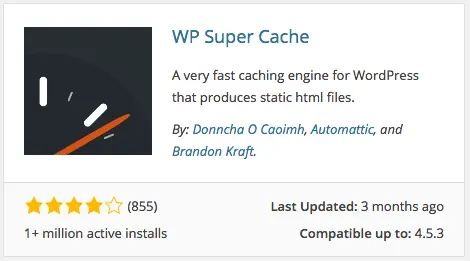 Super Cache Fastest Cache: Best Performance Caching Plugins