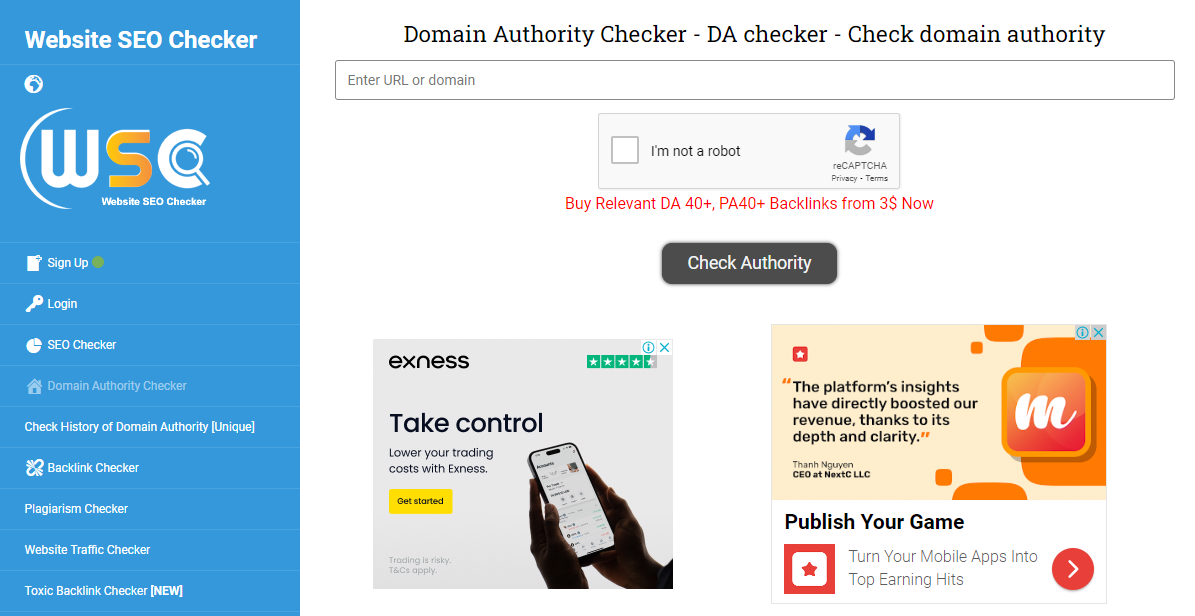 Best Domain Authority Checker websites in 2025 - Wbcom Designs