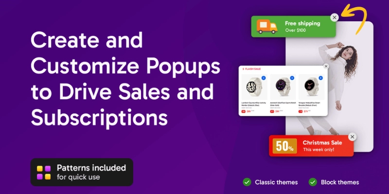All-in-One Popup for WooCommerce plugin