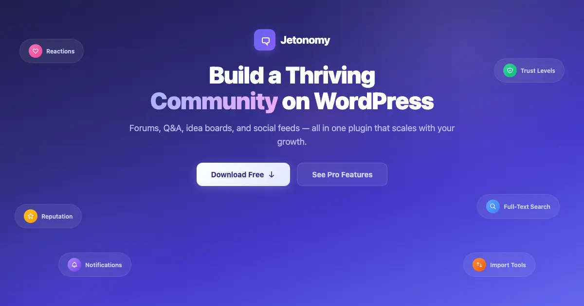 free WordPress Forum Plugins