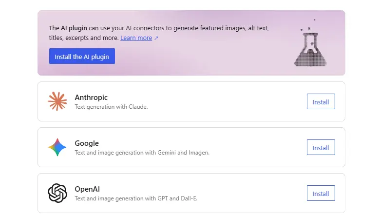 AI in WordPress core
