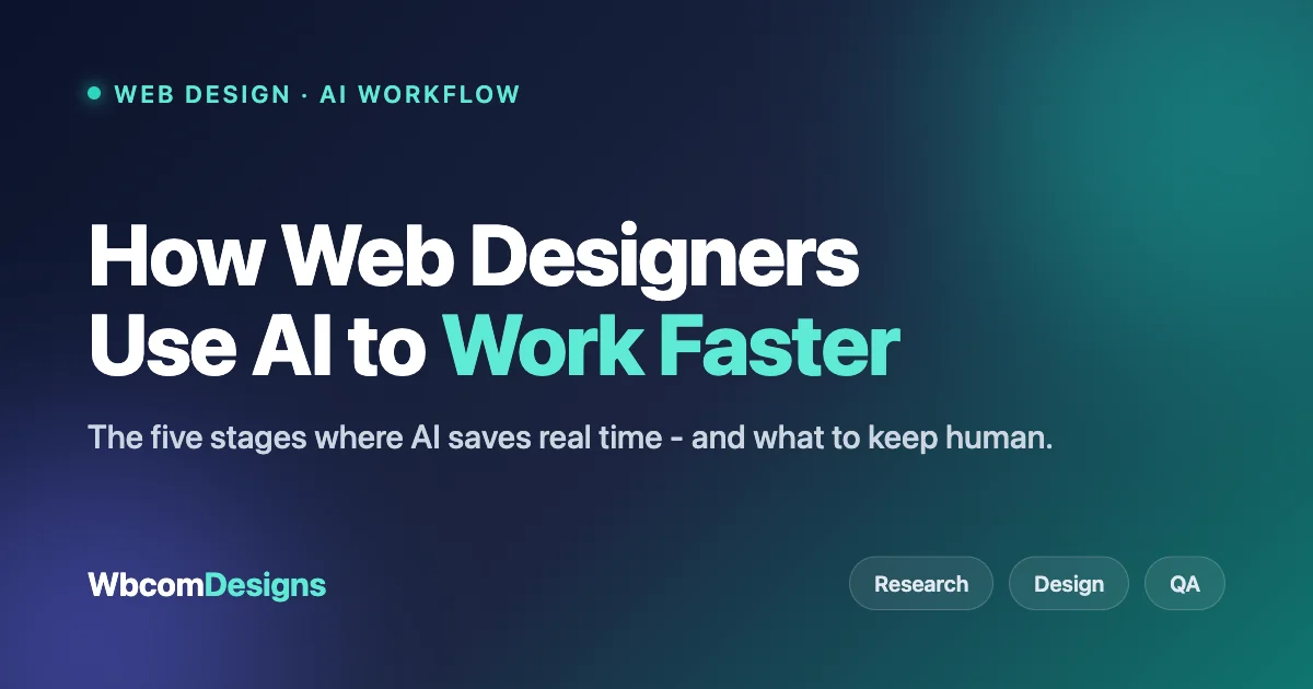 How web designers use AI to work faster across the design workflow