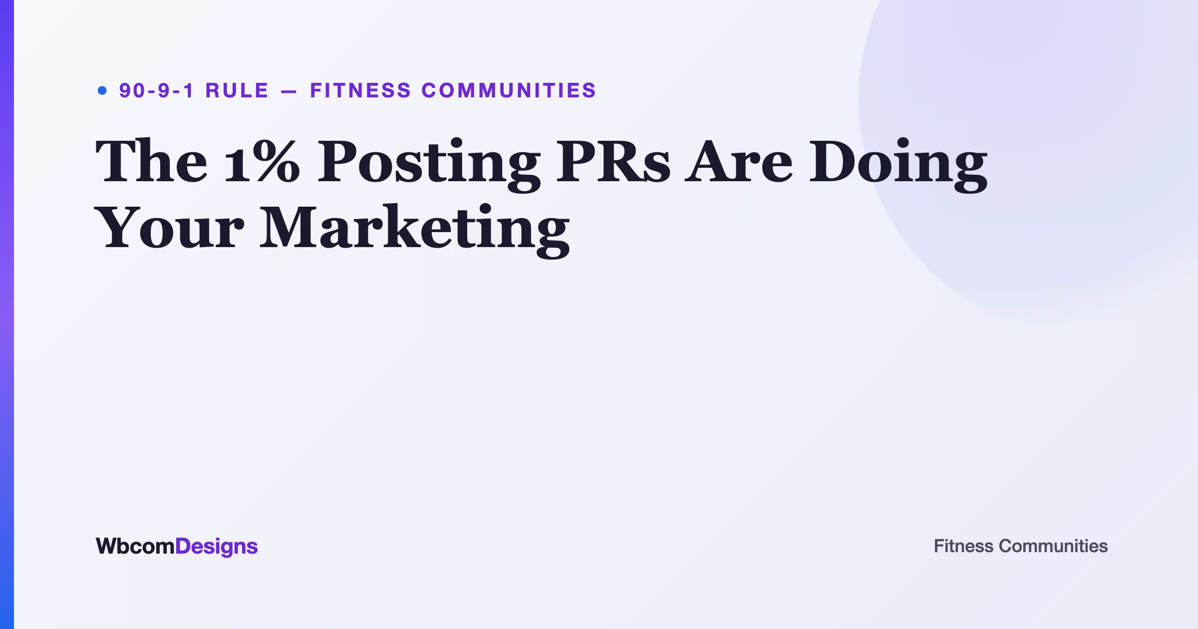 Featured card: The 1% Posting Results Are Your Best Marketing Channel