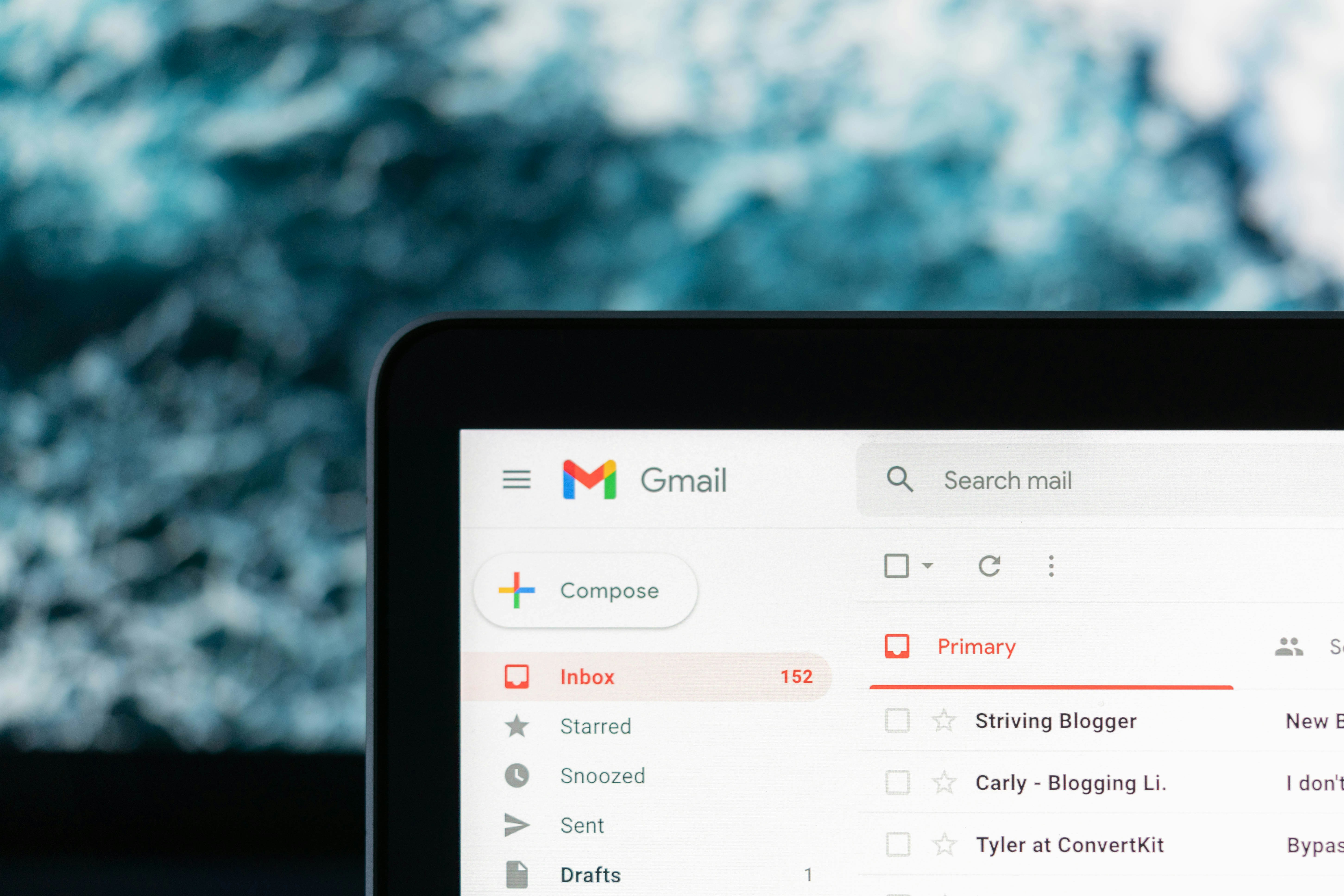 Email inbox open on a laptop screen, representing WooCommerce email marketing automation plugins