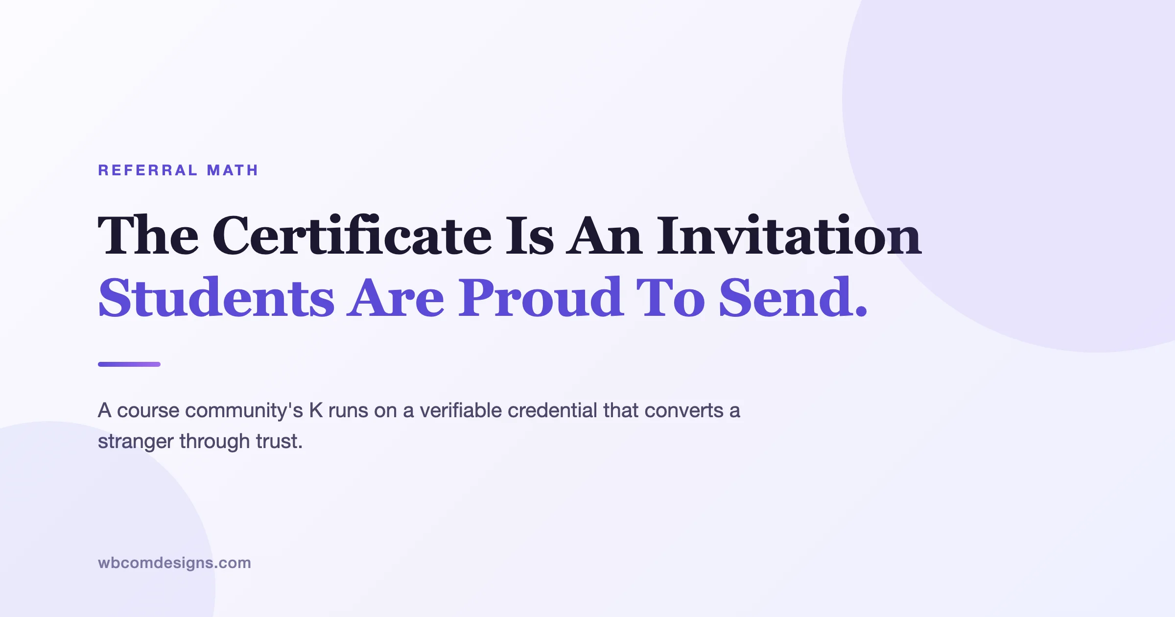The Certificate Is An Invitation Students Are Proud To Send