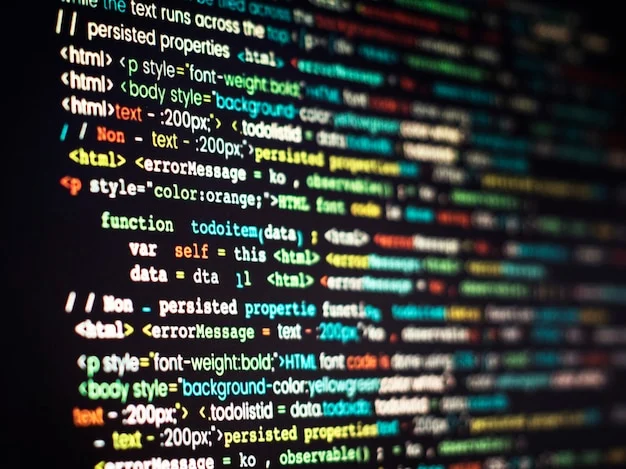 Close-up of code on a screen representing caching and state management logic