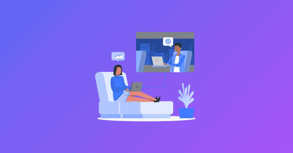 Security onboarding checklist for remote teams illustration