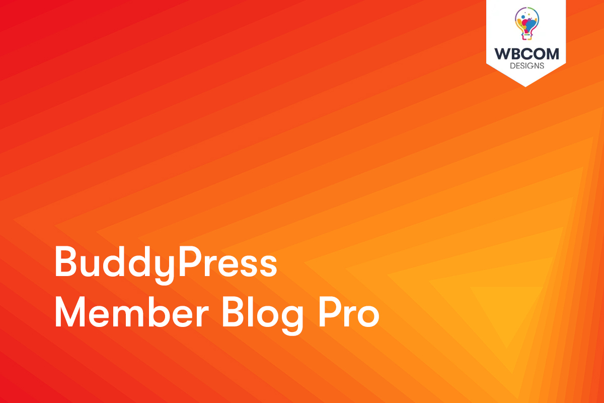 BuddyPress Member Blog Pro