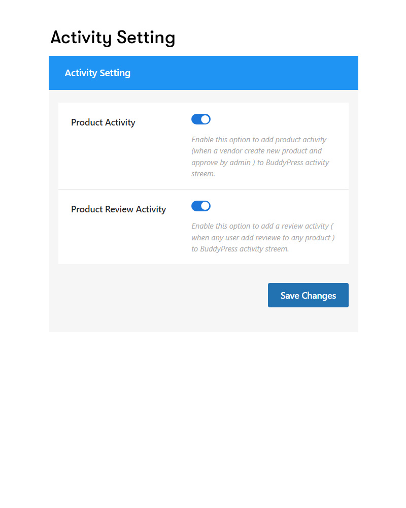 BuddyVendor-activity-setting